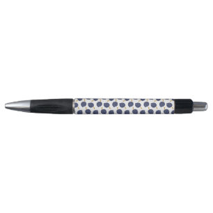 Stylo Motif de fruits de la bombe Abstraite bleue marine