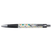 Stylo Motif de fruits, Plum, Orange, Citron, Poire, Pomm (Dos)