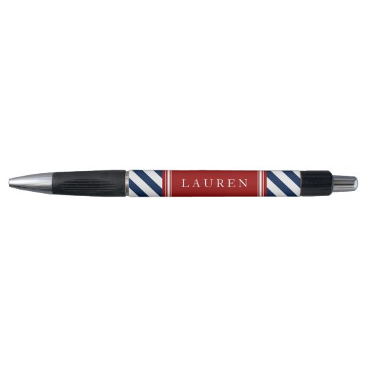Stylo Motif de la marine et des Red Stripes (Devant)