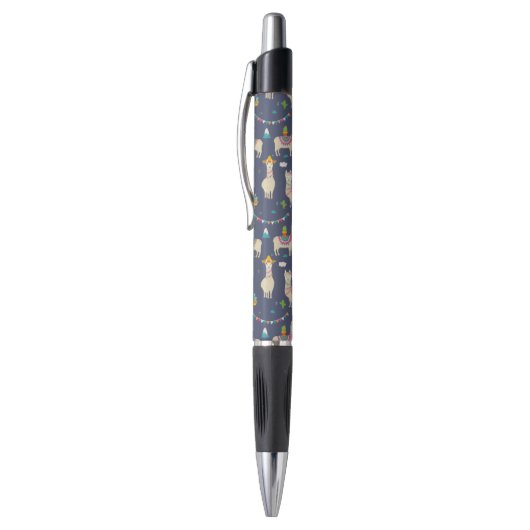 Stylo Motif de lama de célébration (Haut (Vertical))