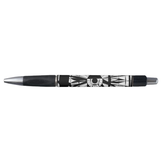 Stylo Motif de mandala géométrique (Devant)