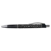 Stylo Motif de perle sur fond noir (Haut)