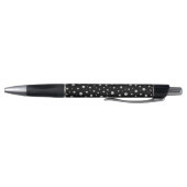 Stylo Motif de perle sur fond noir (Bas)