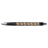 Stylo Motif de rayure de point de polka (Devant)