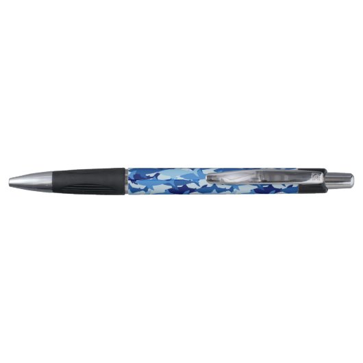 Stylo Motif de requin bleu (Dos)