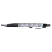 Stylo Motif de rose de rose et de bleu (Bas)