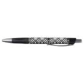 Stylo Motif de sansy noir et blanc (Bas)