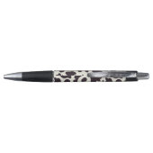 Stylo Motif de vache noir et blanc Imprimer (Dos)