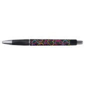 Stylo Motif de Valentine avec des coeurs de couleur (Devant)