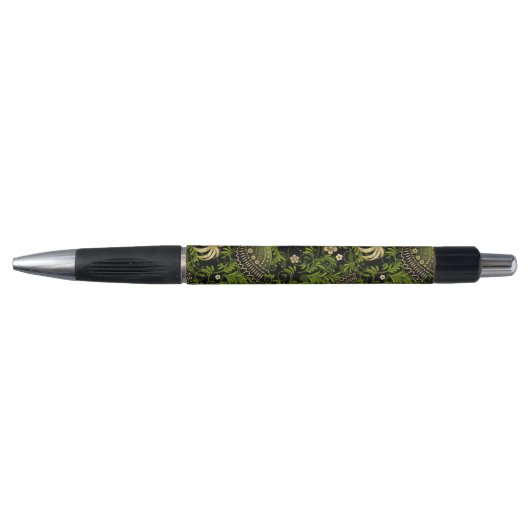 Stylo Motif de Vert-or de ressort (Devant)