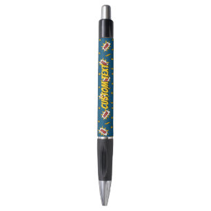 Stylo Motif d'effet sonore de bande dessinée