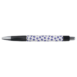 Stylo Motif Des Paws, Paws Chiens, Paws Bleus Marine