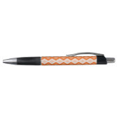 Stylo Motif diamant orange (Haut)