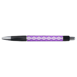 Stylo Motif diamant violet clair