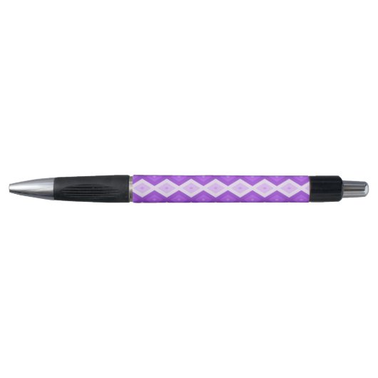 Stylo Motif diamant violet clair (Devant)