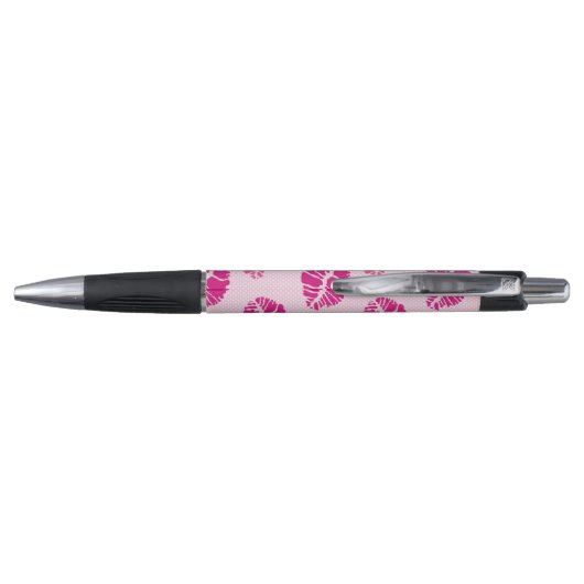 Stylo Motif d'impression de forme de baiser de rouge à (Dos)