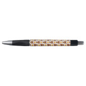 Stylo Motif D'Ours, Ours Mignons, Automne, Citrouille (Devant)