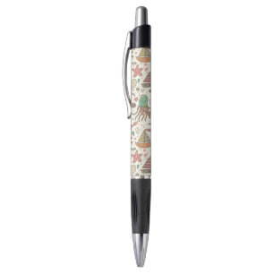 Stylo Motif drôle d'été avec des bateaux