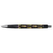 Stylo Motif élégant ananas or (Devant)