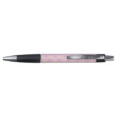 Stylo Motif Empreinte de patte rose (Dos)