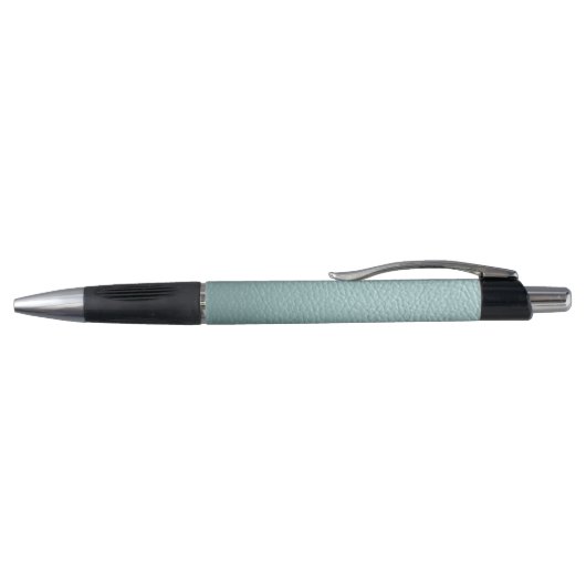 Stylo Motif en cuir vert Aqua Classé Personnalisé (Haut)