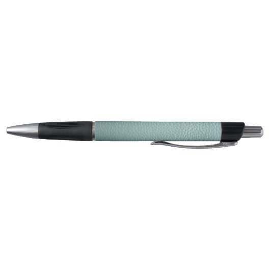 Stylo Motif en cuir vert Aqua Classé Personnalisé (Bas)