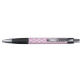 Stylo Motif en diamant rose et blanc (Dos)