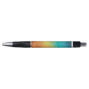 Stylo Motif en verre néon coloré