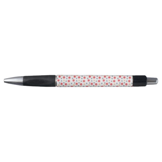 Stylo Motif étoiles de mer et roues orientées (Devant)