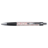 Stylo Motif étoiles de mer et roues orientées (Dos)