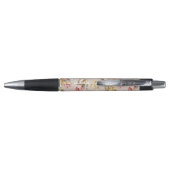 Stylo Motif floral 3 d'élégance abstraite (Dos)