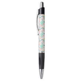 Stylo Motif floral d'aquarelle