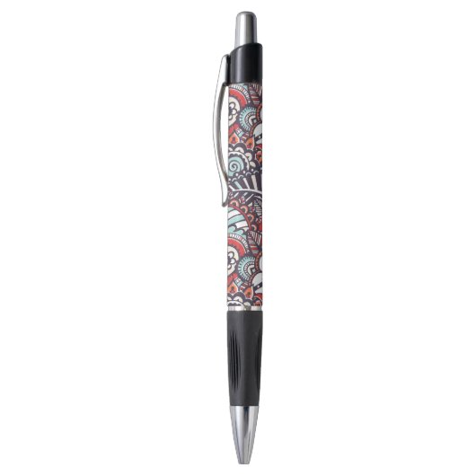 Stylo Motif floral de griffonnage de Paisley (Haut (Vertical))