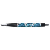 Stylo Motif floral de ketmie tropicale (Devant)