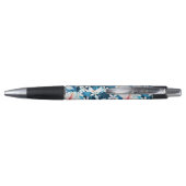Stylo Motif floral de ketmie tropicale (Dos)