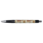 Stylo Motif floral d'été fait de feuille (Devant)