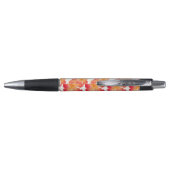 Stylo Motif floral d'oléandre orange (Dos)
