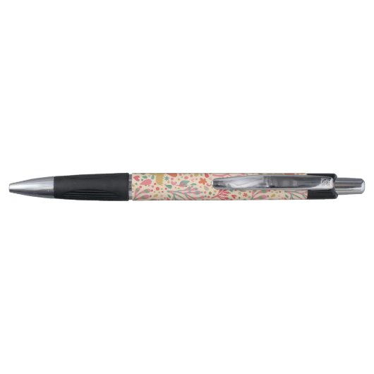 Stylo Motif floral lumineux (Dos)