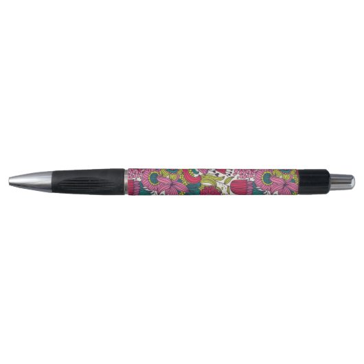 Stylo Motif floral lumineux (Devant)