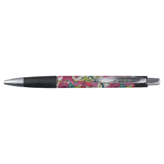 Stylo Motif floral lumineux (Dos)