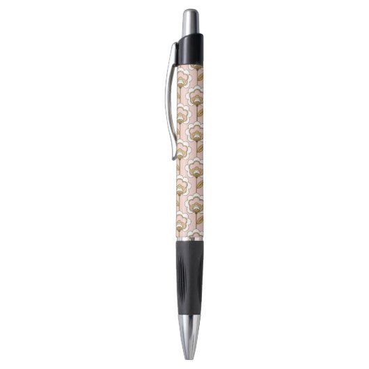 Stylo Motif floral moderne de la moitié du siècle (Haut (Vertical))