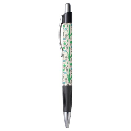 Stylo Motif floral naturel mignon de cactus (Haut (Vertical))