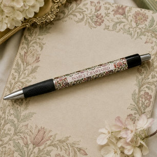 Stylo Motif floral paisley botanique vintage – Orné