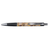 Stylo Motif floral tropical avec le tigre (Dos)