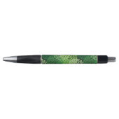 Stylo Motif floral vert (Devant)