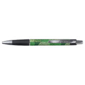 Stylo Motif floral vert (Dos)