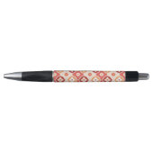 Stylo Motif géométrique d'ikat d'or (Devant)