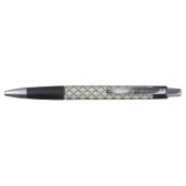 Stylo Motif géométrique turquoise (Dos)