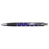 Stylo Motif Gold Stars, Bleu Marine, Exclusive (Dos)