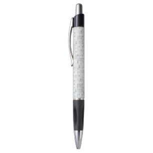 Stylo Motif gris de tuiles